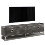 Meuble TV design de luxe Gris-Marbre