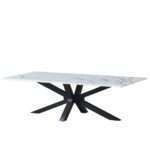 Table basse en marble blanc