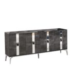 Dressoir design de luxe Gris-Marbre
