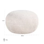 Pouf Jace lovely cream