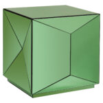 Table d'appoint Shifra miroir vert