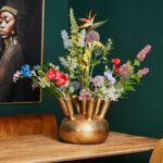 Vase Seven Way | 35 cm | Antiek Koper
